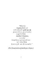 Prakses atskaite 'Sociālpedagoģiskais darbs Ziemeļvalstu ģimnāzijā', 4.