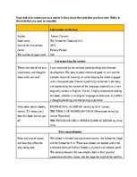 Konspekts 'Reader's diary for Soman's Chainani's book ''The School for Good and Evil''.', 1.