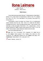 Referāts 'Ilona Leimane - biogrāfija un literārā daiļrade', 1.