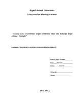 Konspekts 'Caurvešanas spējas noteikšana viena ceļa dzelzceļa līnijai "Zilupe - Ventspils"', 2.