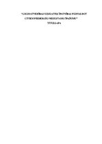 Referāts 'Grāmatvedības uzskaites īpatnības, pārvaldot citiem piederošo nekustamo īpašumu', 1.