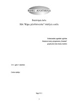 Referāts 'SIA "Rīgas pilsētbūvnieks" iekšējais audits', 1.