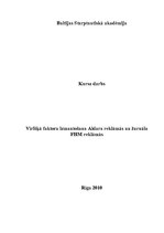 Referāts 'Vīrišķā faktora izmantošana AS "Aldaris" un žurnāla "FHM" reklāmās', 1.