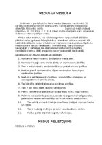 Konspekts 'Medus un veselība', 1.