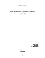 Eseja 'Vai tas, ko radījis cilvēks, ir nozīmīgāks par dabā esošo?', 1.