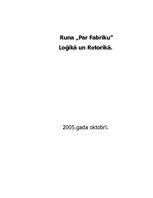 Eseja 'Runa "Par Fabriku"', 1.