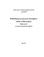 Diplomdarbs 'Sociālā rehabilitācija atkarīgajiem kristīgā kopienā', 1.