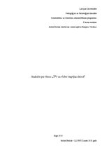 Referāts 'TV un video iespējas datorā', 1.