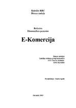 Referāts 'E-komercija', 1.