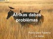 Prezentācija 'Āfrikas dabas problēmas', 1.