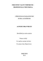 Prakses atskaite 'Kvalifikācijas prakses atskaite', 1.