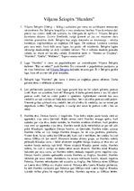 Konspekts 'Šekspīrs "Hamlets"', 1.