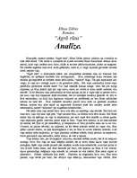 Referāts 'Elīnas Zālītes romāna “Agrā rūsa” analīze', 1.