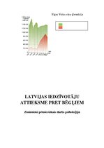 Referāts 'Latvijas iedzīvotāju attieksme pret bēgļiem', 1.