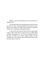 Referāts 'The Influence of the Teutonic Order on the Conquest and Christianization of Balt', 7.