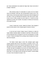 Referāts 'The Influence of the Teutonic Order on the Conquest and Christianization of Balt', 10.