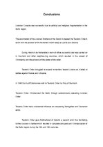 Referāts 'The Influence of the Teutonic Order on the Conquest and Christianization of Balt', 13.