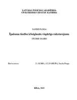 Referāts 'Īpašuma tiesību izbeigšanās vispārīgs raksturojums', 1.