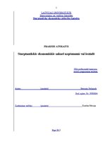 Prakses atskaite 'Starptautiskie ekonomiskie sakari uzņēmumā vai iestādē', 1.