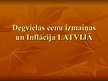 Prezentācija 'Degvielas cenu izmaiņas un inflācija Latvijā', 1.