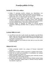 Konspekts 'Francijas politika 16.-18.gadsimtā', 1.