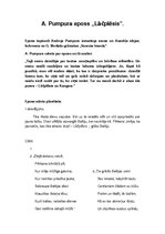 Konspekts 'Andreja Pumpura eposs "Lāčplēsis"', 1.