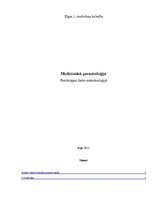 Referāts 'Medicīniskā parazitoloģija', 1.