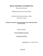Konspekts 'Globalizācijas ekonomiskie aspekti, jēdziens, būtība, vēsturiskā attīstība', 1.