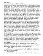 Eseja 'Herman Melville', 1.