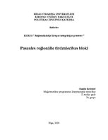 Referāts 'Pasaules reģionālie tirdzniecības bloki', 1.