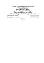 Referāts 'Dzeramā ūdens kvalitāte', 1.