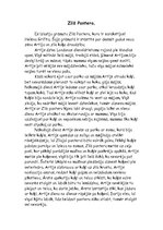 Eseja 'Helēnas Grifitas grāmata "Zilā pantera"', 1.