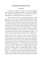 Konspekts '“Krimināltiesības Latvijā 1918. -2021.g.” Apkopojums', 1.