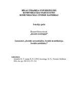 Konspekts 'Sociālā nevienlīdzība, stratifikācija, mobilitāte', 1.