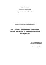 Eseja 'SIA "Stendera ziepju fabrika" sabiedrisko attiecību loma darbā ar daļējām publik', 1.