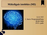 Prezentācija 'Mākslīgais intelekts', 1.