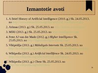 Prezentācija 'Mākslīgais intelekts', 20.