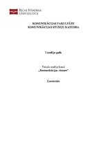 Konspekts 'Zinātnes sasniegumi mūsdienās. Komunikācijas vēstures otrā semināra tabula', 1.