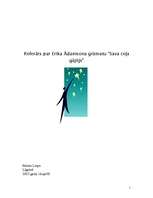 Referāts 'Referāts par Erika Ādamsona grāmatu “Sava ceļa gājējs”', 1.