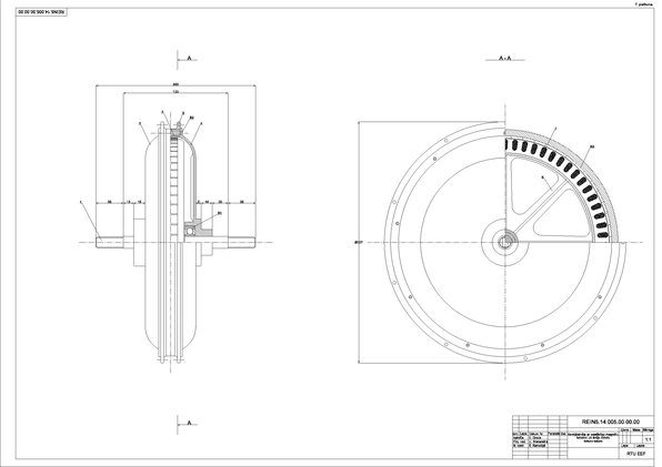 Diplomdarbs 'Ventiļdzinējs ar pastāvīgo magnētu ierosmi un ārējo rotoru velosipēdam', 82.