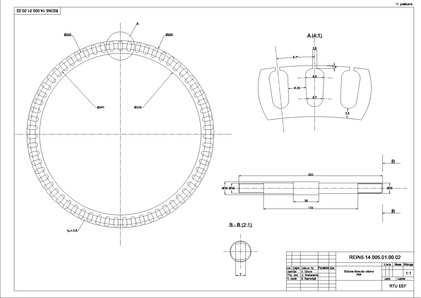 Diplomdarbs 'Ventiļdzinējs ar pastāvīgo magnētu ierosmi un ārējo rotoru velosipēdam', 86.