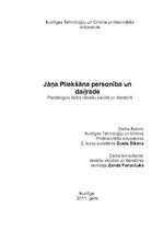 Referāts 'Jāņa Pliekšāna personība un daiļrade', 1.