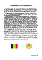 Konspekts 'Čadas Republika', 1.