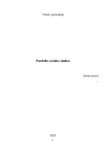 Konspekts 'Portfolio sociālos zinības', 1.