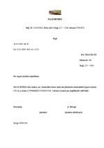 Paraugs 'Vēstule un atbilde uzņēmumam', 2.