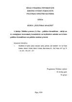 Konspekts 'Politikas procesa (2.) fāze – politikas formulēšana – mērķi un to sasniegšanas i', 1.