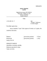 Paraugs 'Noraksts', 1.