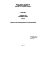 Konspekts 'Vēlētāju līdzdalību ietekmējošie faktori pašvaldību vēlēšanās', 1.