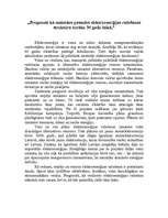 Eseja 'Prognozēt, kā mainīsies pasaules elektroenerģijas ražošanas struktūra tuvāko 30 ', 1.