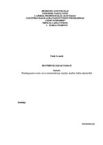 Referāts 'Piesārņojuma avotu un to minimizācijas iespēju analīze stikla rūpniecībā', 1.